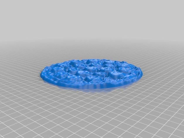 realistico pepperoni pizza food & drink 3D print model - Mito3D