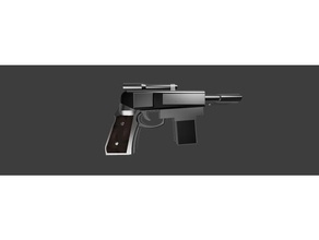 s3-plazma blaster sahne özel silah tabanca plazma tabancası 3d print model - Mito3D
