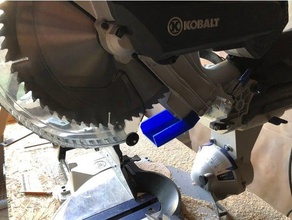 kobalt scie à onglets de la poussière canal les machines-outils mitre 3d print model - Mito3D