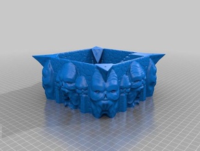 tower darkness split magnetic toy & game accessories 28mm dnd frostgrave 3d print model - Mito3D