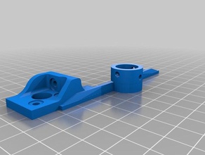 bracket mount y tensioner combo mpsm 3d printer parts 3d print model - Mito3D