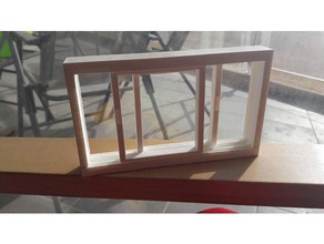 realistico e funzionale il sistema della finestra di casa edifici strutture 3d print model - Mito3D