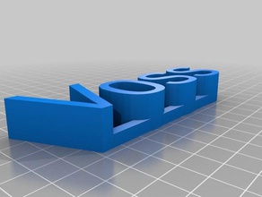 3d-name voss Skulpturen kundengebundene 3d print model - Mito3D