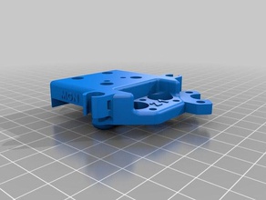 quimera compatível - apoio mgn ferroviário Impressora 3d extrusoras anet em8 bltouch de montagem mgn12h 3d print model - Mito3D