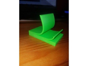 notepad style phone stand mobile 3d print model - Mito3D