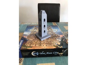 obelisque compte points du jeux blue moon city games boardgame 3d print model - Mito3D