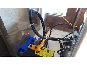 attache-Kabel cr-10 3d Drucker Zubehör Kabel Kabel-Kette die Kabelführung Kabel-management 3d print model - Mito3D
