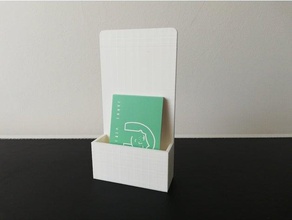 business card holder organization horizontal name vertical 3d print model - Mito3D