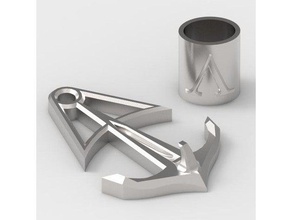 anchor - procejt lambda bracciali 3d print model - Mito3D