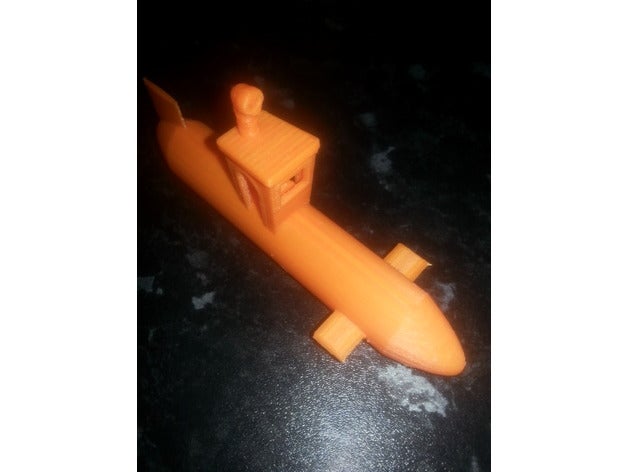 u-boat benchy 3d printer accessories 3D print model - Mito3D
