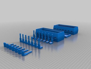 14 pin breadboard holder storage 3d printing 3d print model - Mito3D