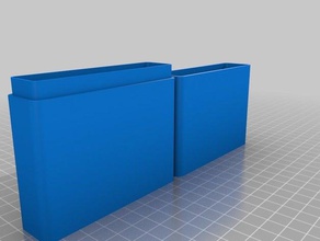 meine angepasste parametrische box Container kundengebundene 3d print model - Mito3D