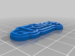 riley chaveiros personalizado 3d print model - Mito3D