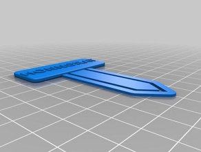 my customized bookmark paper clip 2 office 3d print model - Mito3D