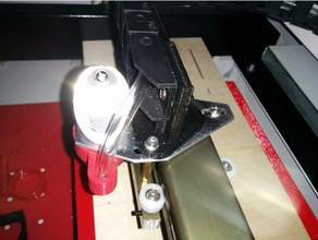 k40 laser cutter drag chain mount parts 3d print model - Mito3D