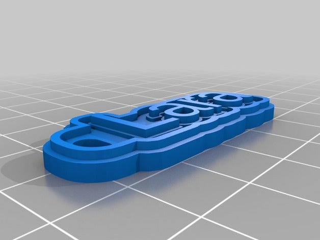 lara chaveiros personalizado 3D print model - Mito3D