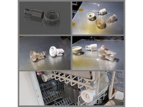 dishwasher wheel clip kitchen & dining electrolux repair part washing machine zanussi 3d print model - Mito3D