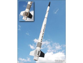 estes saros nómada de lujo bt-55 hobby cohetes 3d print model - Mito3D