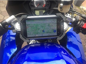 6000 cep telefonu sahibi blackview bv 3d baskı bv6000 tutucu motosiklet 3d print model - Mito3D