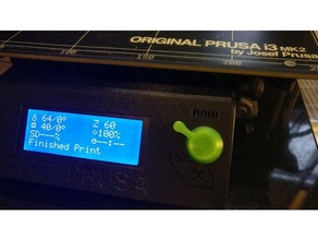 ergonomik topuzu orijinal prusa 3d yazıcı parçaları i3 3d print model - Mito3D