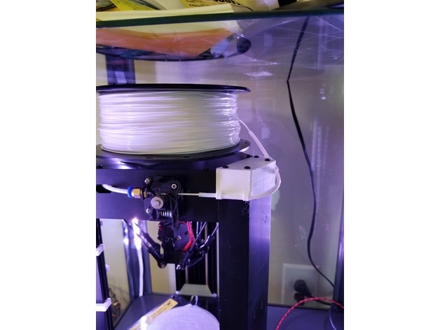 filament feeder mpmd top spool 3d printer accessories mini delta monoprice mp upgrade 3D print model - Mito3D