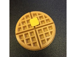 waffle butter 3d printing food fun 3d print model - Mito3D