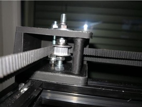 tronxy x5s corexy cinturón titular de la esquina Impresora 3d accesorios sujeción impresora core xy 3d print model - Mito3D