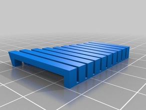quick bridge overhang test 3d printing tests print 3d print model - Mito3D