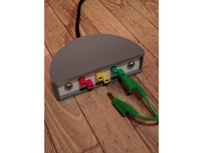 6-pin conector banana robótica 3d print model - Mito3D