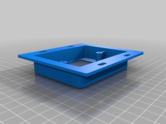 tipo 86 sonoff t1 reino unido duelo nos gangbox adaptador A impressão 3d gang caixa de itead toque do 3D print model - Mito3D