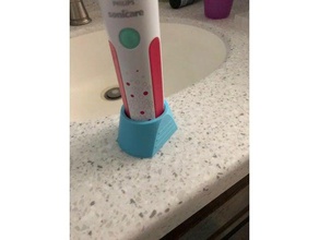 sonicare toothbrush holder bathroom 3d print model - Mito3D