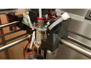 k8400 fan shroud duct clip mk5 3d printer accessories cooling 3d print model - Mito3D