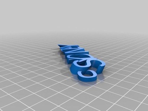 sydney Anahtarlık özelleştirilmiş 3d print model - Mito3D