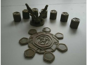 rpg token set toy & game accessories 3d print model - Mito3D