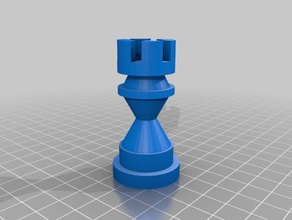 chess rook boardgame 3d print model - Mito3D