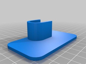 perde çubuk tutucu ev 3d print model - Mito3D
