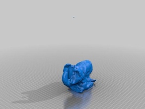 Elefanten lilly scans & Replikate makerbotdigitizer scan 3d print model - Mito3D