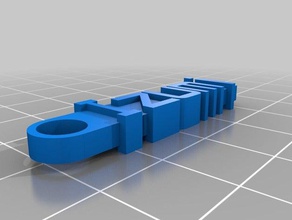 keychain organizzazione su misura 3d print model - Mito3D