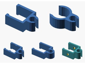 personalizável cabo de clipe partes 1515 extrusão 2020 alumínio 8020 perfil o clip do guia suporte gestão cabos tubo tubos 3d print model - Mito3D