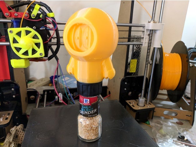 kenny sal pimenta de moinho a tampa do agregado familiar moedor ele matou o south park 3D print model - Mito3D