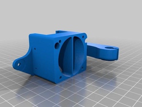remix petsfang duct microswiss & dial holder combo 3d printer parts cr10 3d print model - Mito3D