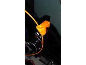 filament guide tronxy x8 3d printer accessories filament-guide upgrade 3d print model - Mito3D