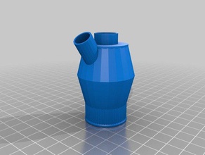 garrafa cachimbo de água A impressão 3d narguilé shisha 3d print model - Mito3D
