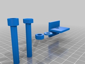 meu personalizados preterido mcad substituição porcas de parafusoso scad engenharia personalizado 3d print model - Mito3D