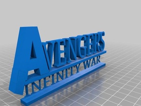 marvels infinity-Krieg 3d-drucken avengers marvel-comics 3d print model - Mito3D