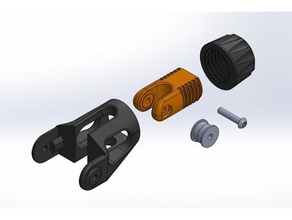 cr-10 mod - y axis tensioner 3d printer parts belt 3d print model - Mito3D