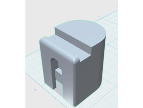 airsoft scar-l stock release button 3d print model - Mito3D