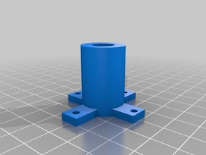 threaded rod mount 3d printing 3d print model - Mito3D