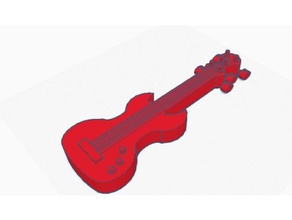 electric guitar hobby 3d print model - Mito3D