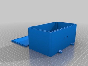 caja viseira v05 eletrônica personalizado 3d print model - Mito3D